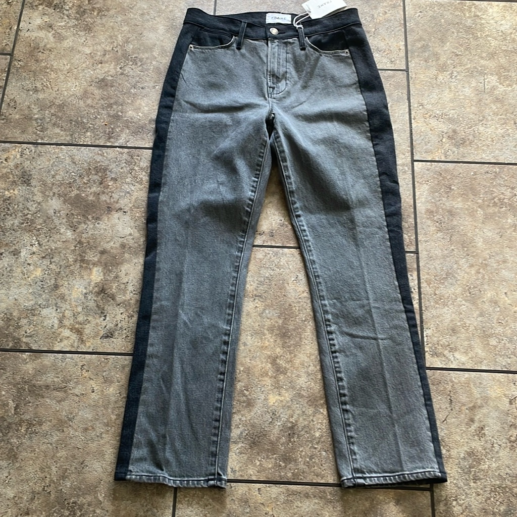 Frame Nwt Le Pixie Crop Mini Boot Size 27